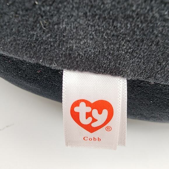 TY Cobb Black Spider Plush 12" Orange Striped Legs Halloween Squishy 2022 - Picture 6 of 7